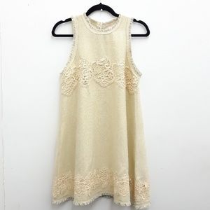 Yellow baby doll dress